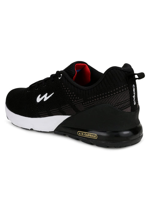 SYRUS Black Men's Running Shoes