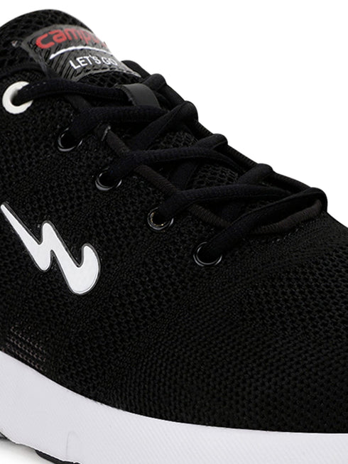 SYRUS Black Men's Running Shoes