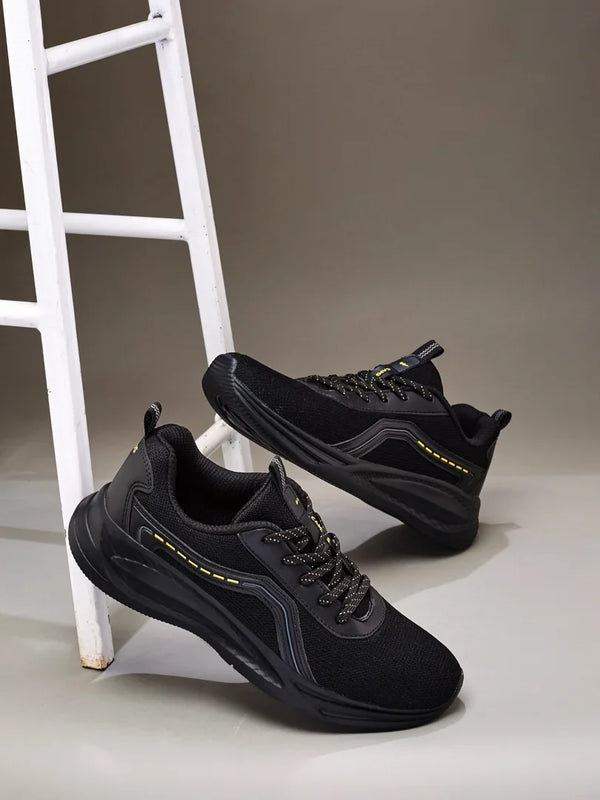 TACT Black Men's Running Shoes