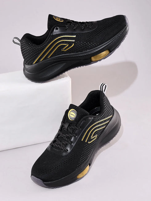 THROS Black Men's Running Shoes