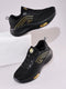 THROS Black Men's Running Shoes