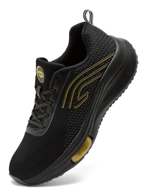 THROS Black Men's Running Shoes