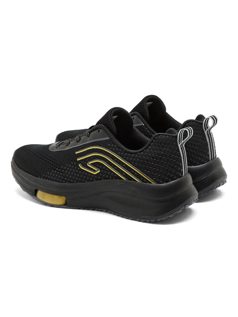 THROS Black Men's Running Shoes