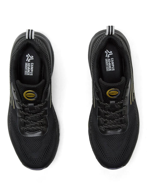 THROS Black Men's Running Shoes