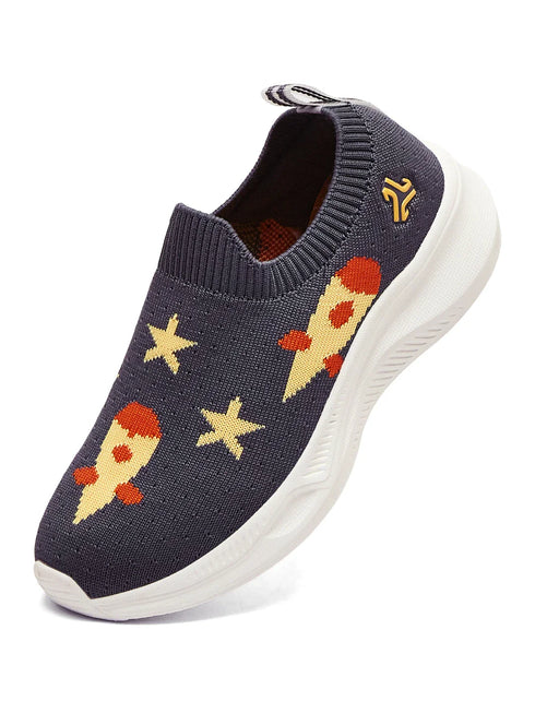 TIRLO K Grey Kids Walking Shoes