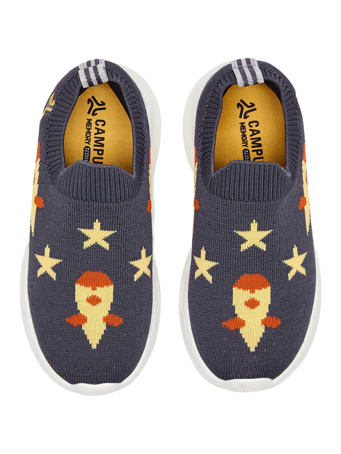 TIRLO K Grey Kids Walking Shoes