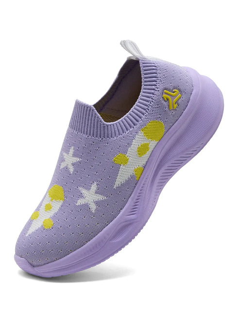 TIRLO K Purple Kids Walking Shoes