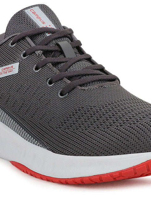 TOLL Grey Men's Running Shoes