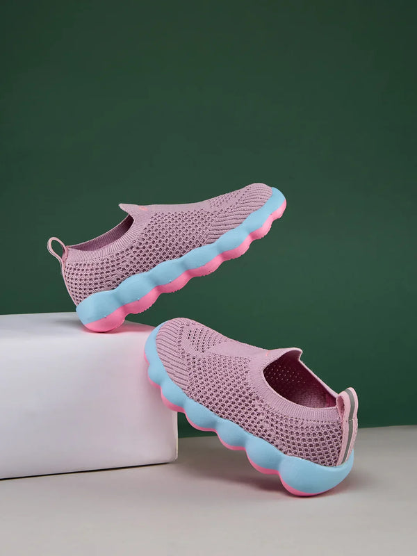 TOON KIDS Purple Kids Walking Shoes