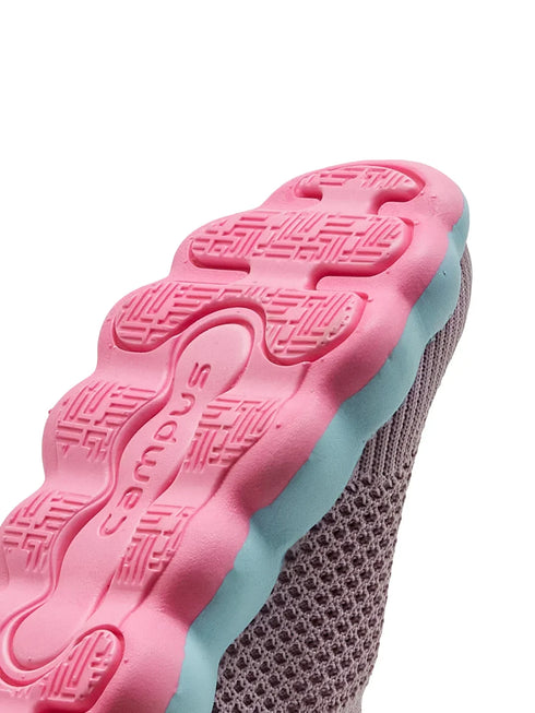TOON KIDS Purple Kids Walking Shoes