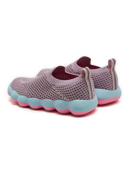 TOON KIDS Purple Kids Walking Shoes