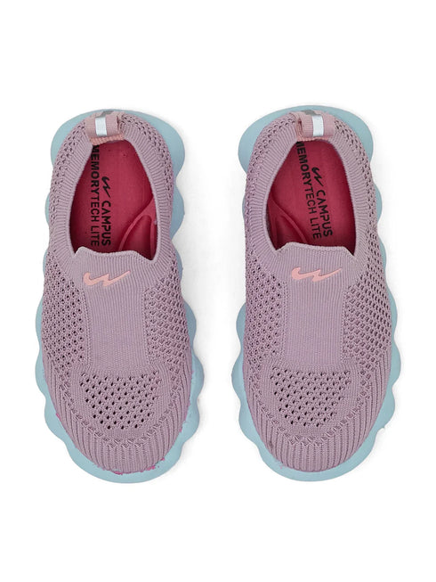 TOON KIDS Purple Kids Walking Shoes