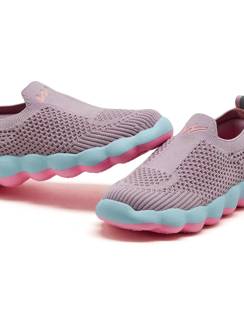 TOON KIDS Purple Kids Walking Shoes