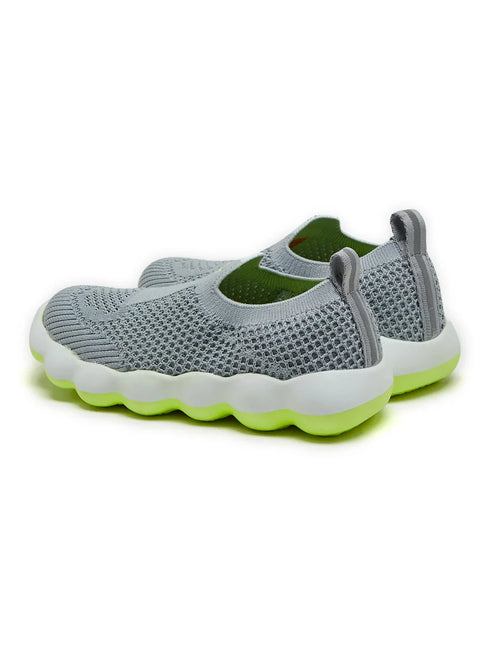 TOON KIDS Grey Kids Walking Shoes