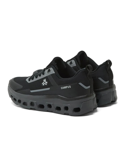 TRASKO Black Men's Running Shoes