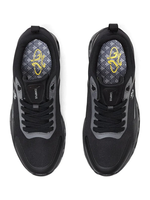 TRASKO Black Men's Running Shoes