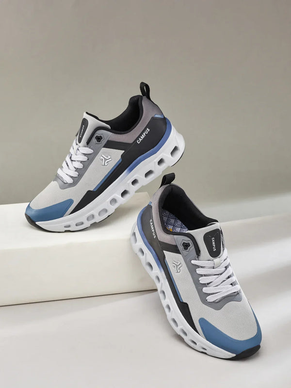 TRASKO Grey Men's Running Shoes