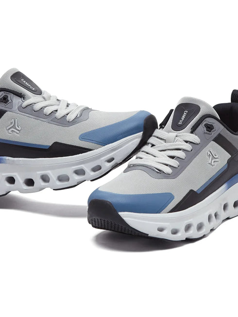 TRASKO Grey Men's Running Shoes