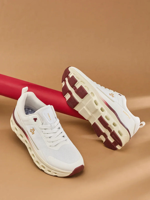 TRASKO White Men's Running Shoes