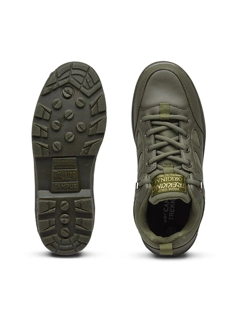 TREKKING Olive Child Sneakers