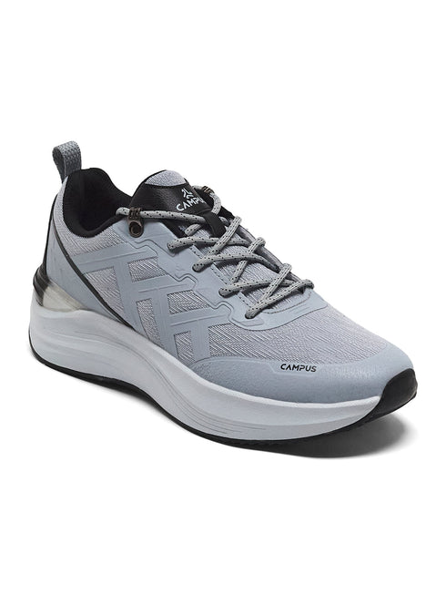 TRICK Grey Men's Running Shoes