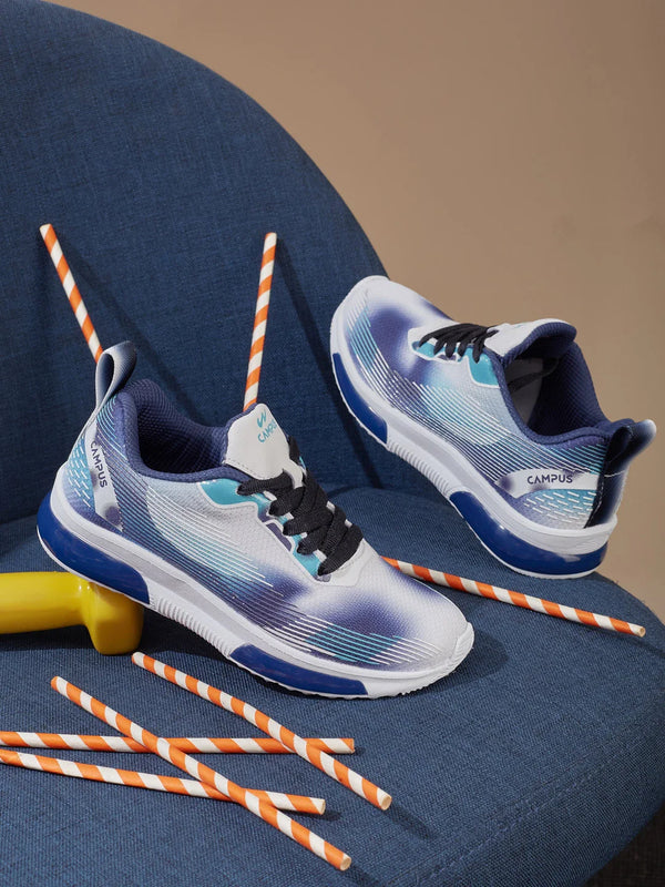 TUSK KIDS White Kids Running Shoes