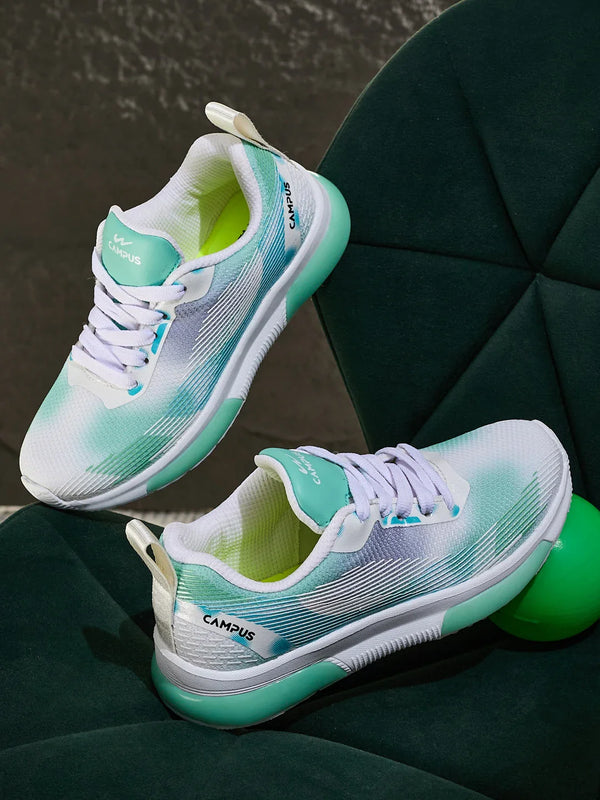 TUSK KIDS White Kids Running Shoes