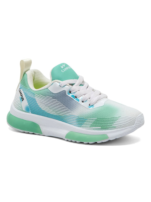 TUSK KIDS White Kids Running Shoes