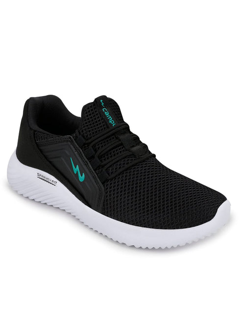 TYSON Pro Black Men's Walking Shoes