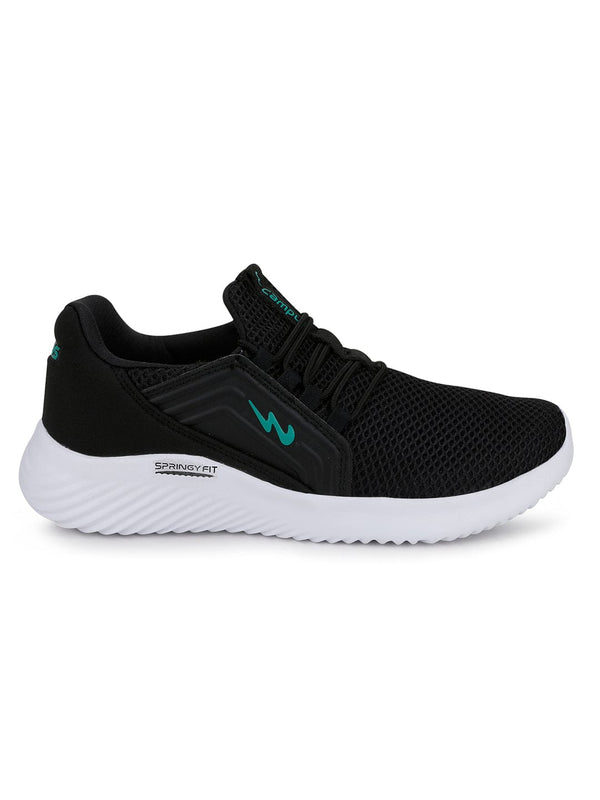 TYSON Pro Black Men's Walking Shoes
