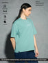 Women Printed Boxy Fit Round Neck T-shirt with COTFLEX