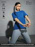 Women Printed Boxy Fit Round Neck T-shirt with COTFLEX