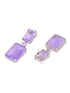 Lavender Silver Plated Classic Luxe Chandelier Drop Earrings
