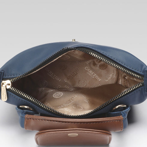Carlton London Blue Two Toned Sling Bag CLLP 1049 Blue