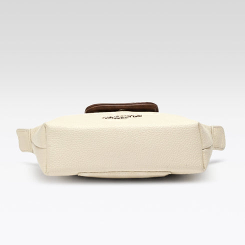 Carlton London Cream Two Toned Sling Bag CLLP 1049 Cream