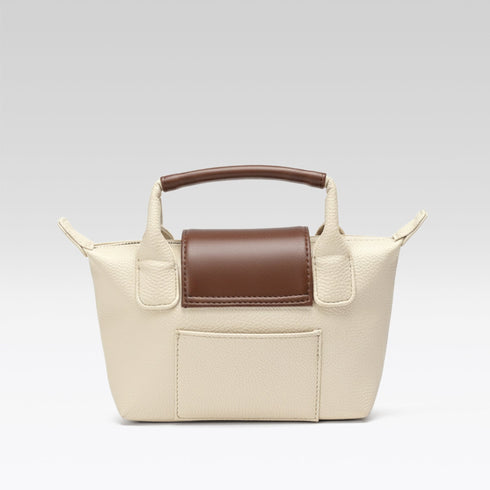 Carlton London Cream Two Toned Sling Bag CLLP 1049 Cream
