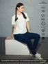 Women Printed Slim Fit Round Neck T-shirt with TECHNOCOOL+