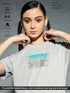 Women Printed Slim Fit Round Neck T-shirt with TECHNOCOOL+