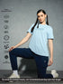 Women Printed Slim Fit Round Neck T-shirt with TECHNOCOOL+
