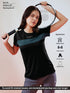 Women Solid Slim Fit Round Neck T-shirt with TECHNO COOL