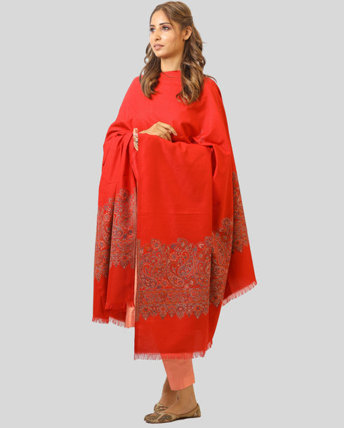 Women's Jamawar Wool Shawl