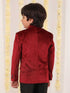 Boy's Maroon Velvet Blazer