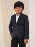 Boy's Blue Sequined Blazer