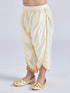 Infant Boy's' Red And Cream Silk Blend Kurta And Dhoti Set