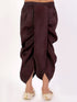 Boy's' Burgundy Silk Blend Traditional Dhoti