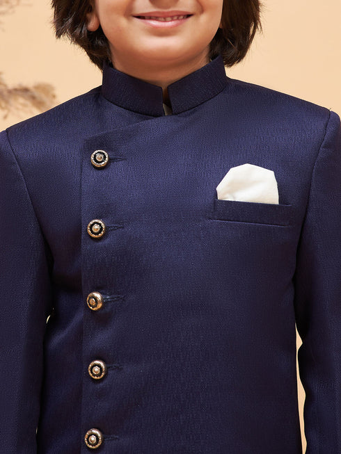 Boy's' Blue Indo-Western Set