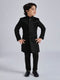 Boy's' Black Sherwani Set