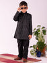 Boy's' Black Sherwani Set