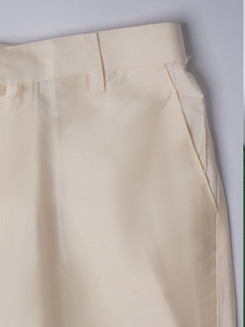 Boy's' Green Indo Western And Pyjama Set