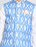 Boy's Traditional Ikkat Print Classic Nehru Jacket